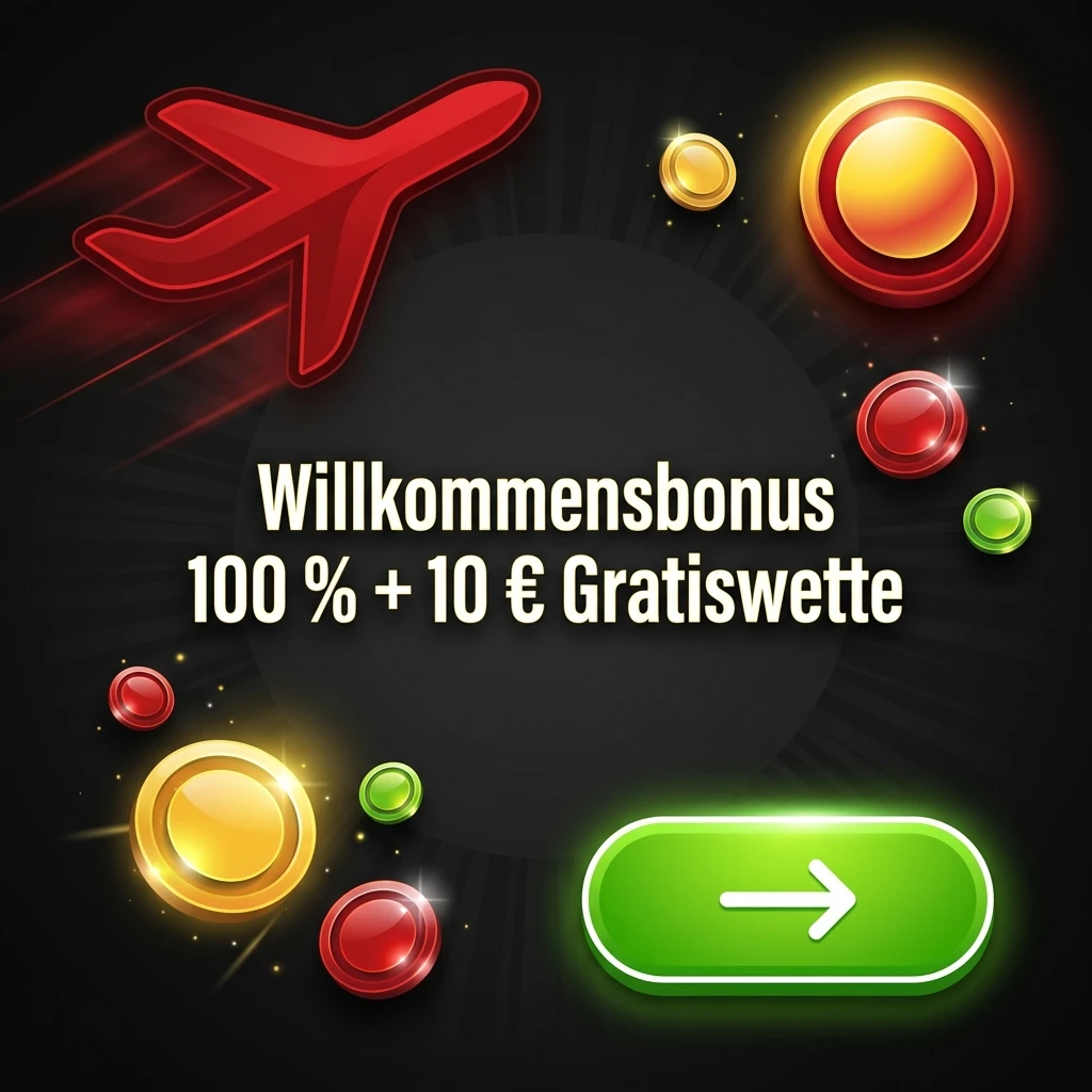 Willkommensbonus 100 % + 10 € Gratiswette